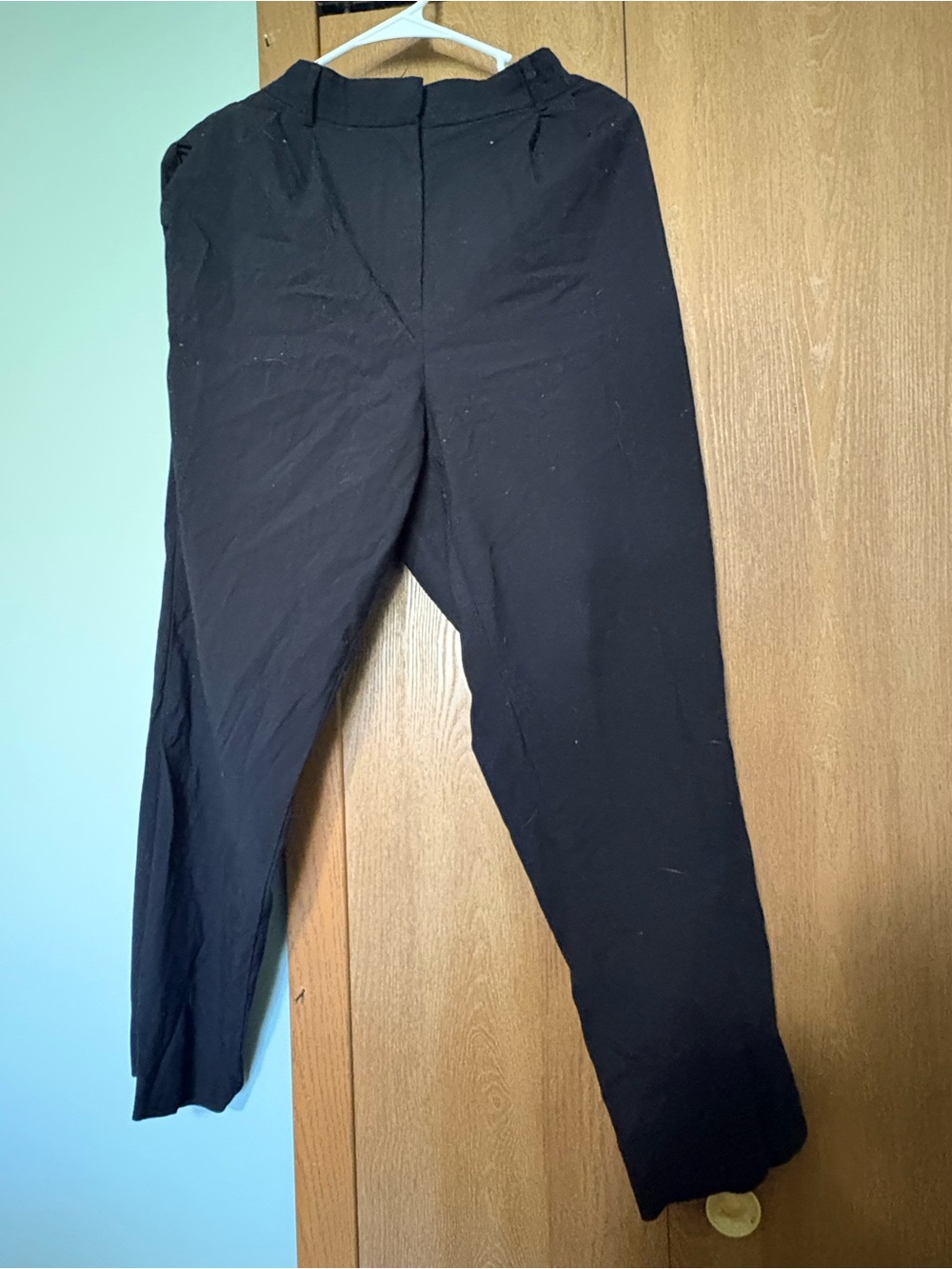 H&M Black Tapered Dress Pants